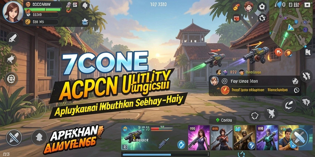 Tampilan antarmuka aplikasi 7CONE yang modern dan menarik.