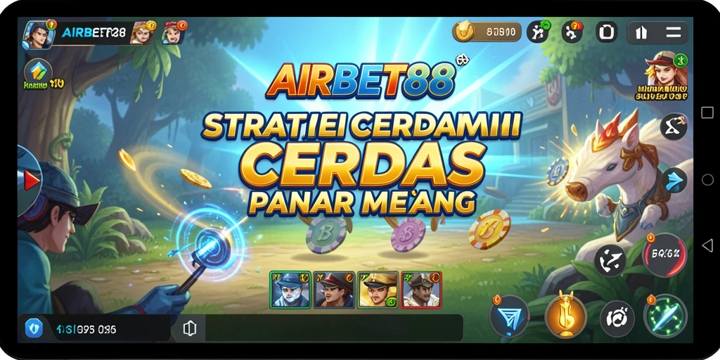 Screenshot gameplay AIRBET88 menunjukkan aksi strategi yang intens.