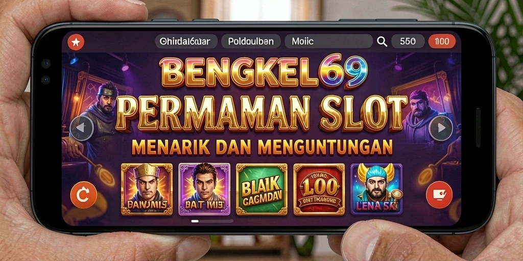Tampilan gameplay BENGKEL69 yang mendebarkan dan penuh warna.
