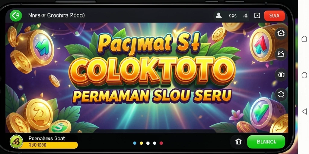 Tampilan gameplay menarik dari COLOKTOTO dengan grafis slot yang mengesankan.