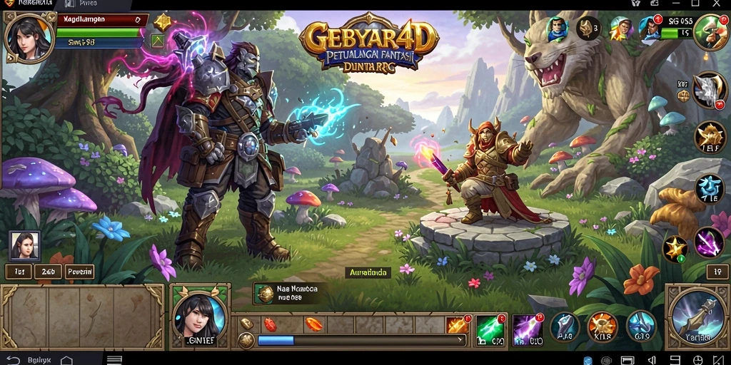 Tampilan gameplay GEBYAR4D yang menakjubkan dan mendalam.