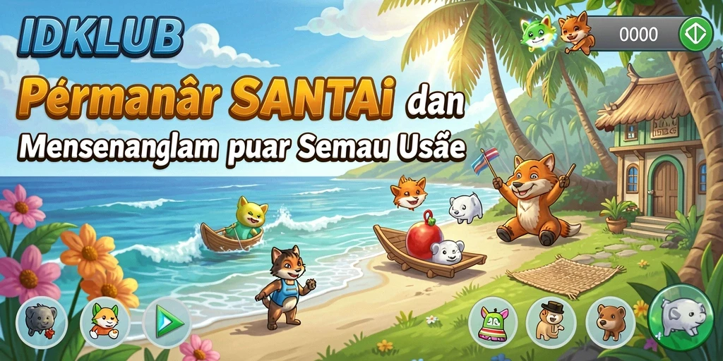 Tampilan gameplay <strong>IDKLUB</strong> yang cerah dan seru.