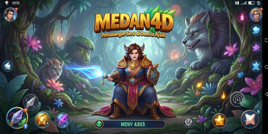 Tampilan gameplay seru di dunia petualangan MEDAN4D.