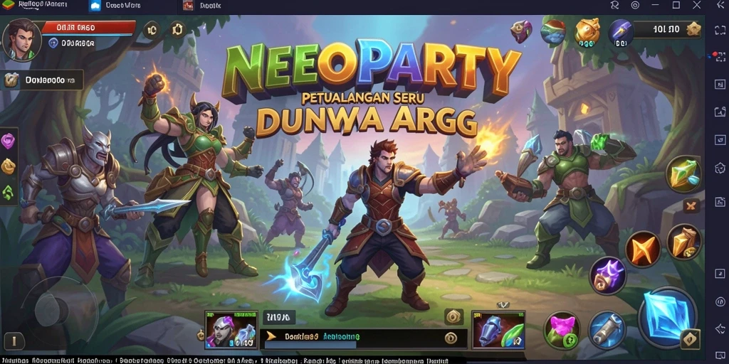 Tampilkan gameplay seru dan pemandangan menakjubkan dalam NEOPARTY.