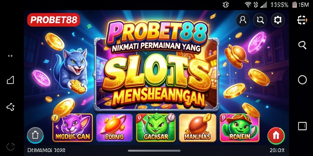 Gambaran gameplay menarik dalam PROBET88 dengan variasi slot yang menakjubkan.