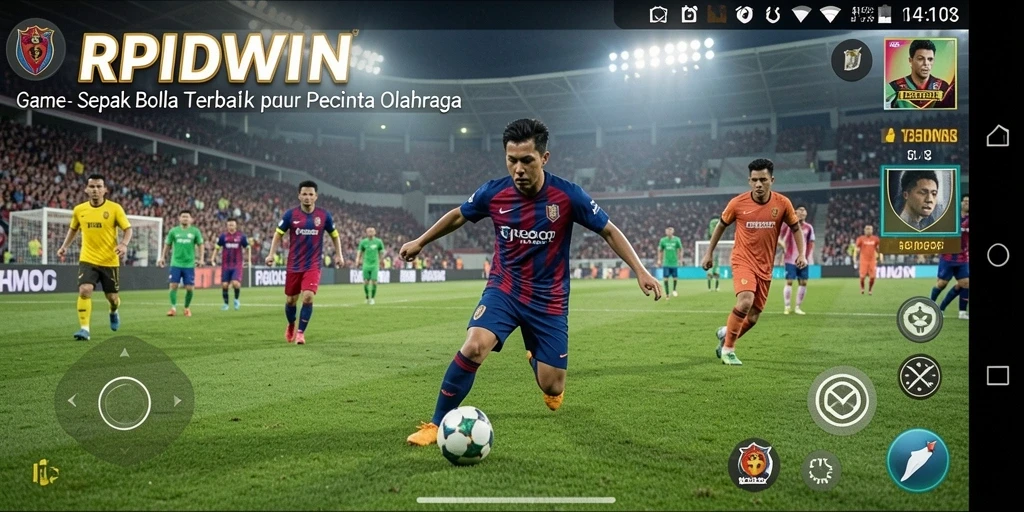 Tampilan gameplay RPIDWIN yang realistis dan penuh aksi menciptakan pengalaman menyenangkan.