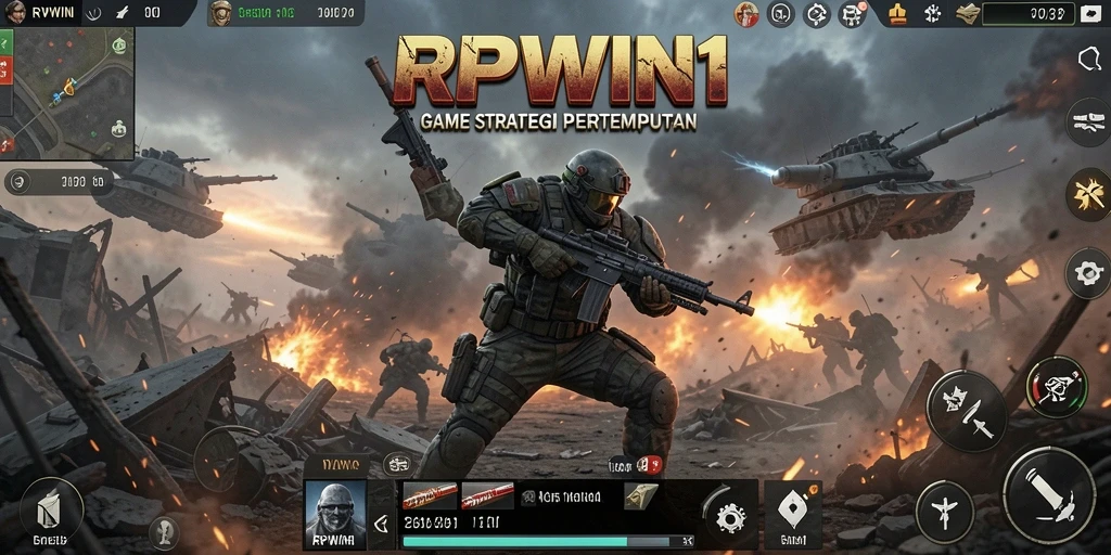 Tampilan gameplay RPWIN1 dengan aksi strategis yang mendebarkan.