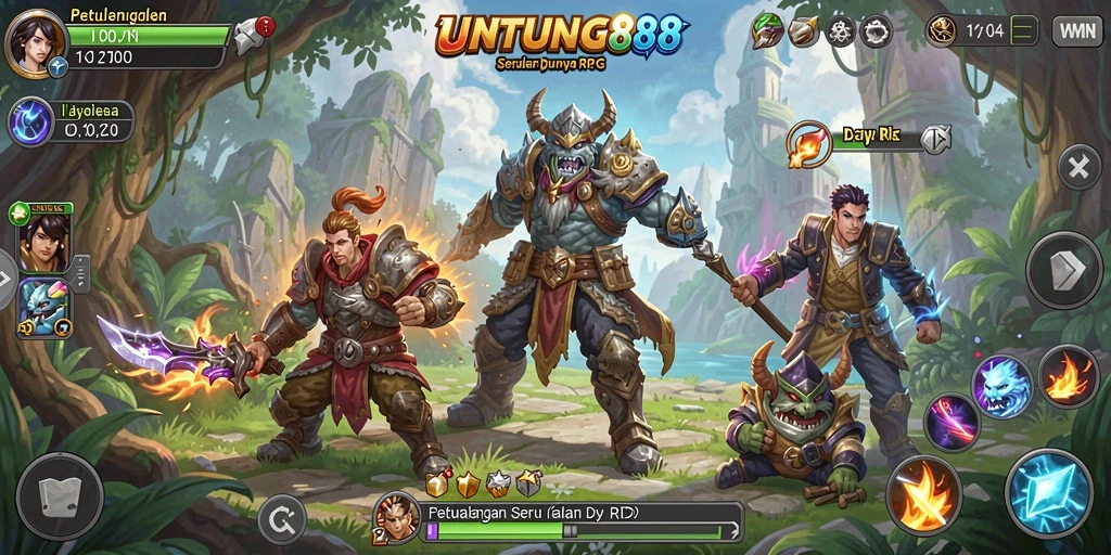 Tampilan aksi seru dari gameplay UNTUNG88 yang memikat.