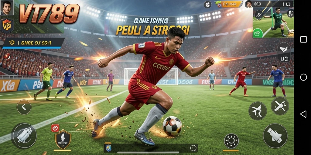 Screenshot menunjukkan antusiasme dan intensitas permainan olahraga di VT789.